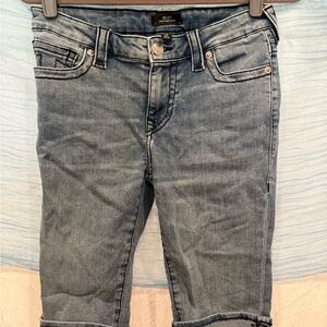 True Religion Blue Jean Shorts